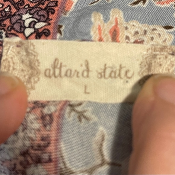 Altar'd State floral kimono with fringe size Large - Picture 3 of 8